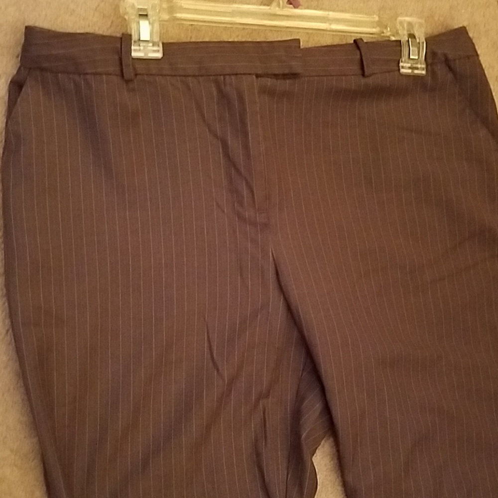 Pin striped pants